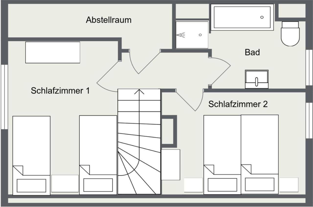 Ferienhaus Gartenstrasse Osten Buitenkant foto